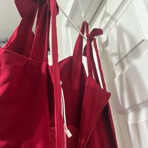 Elegant Red Mini Dress